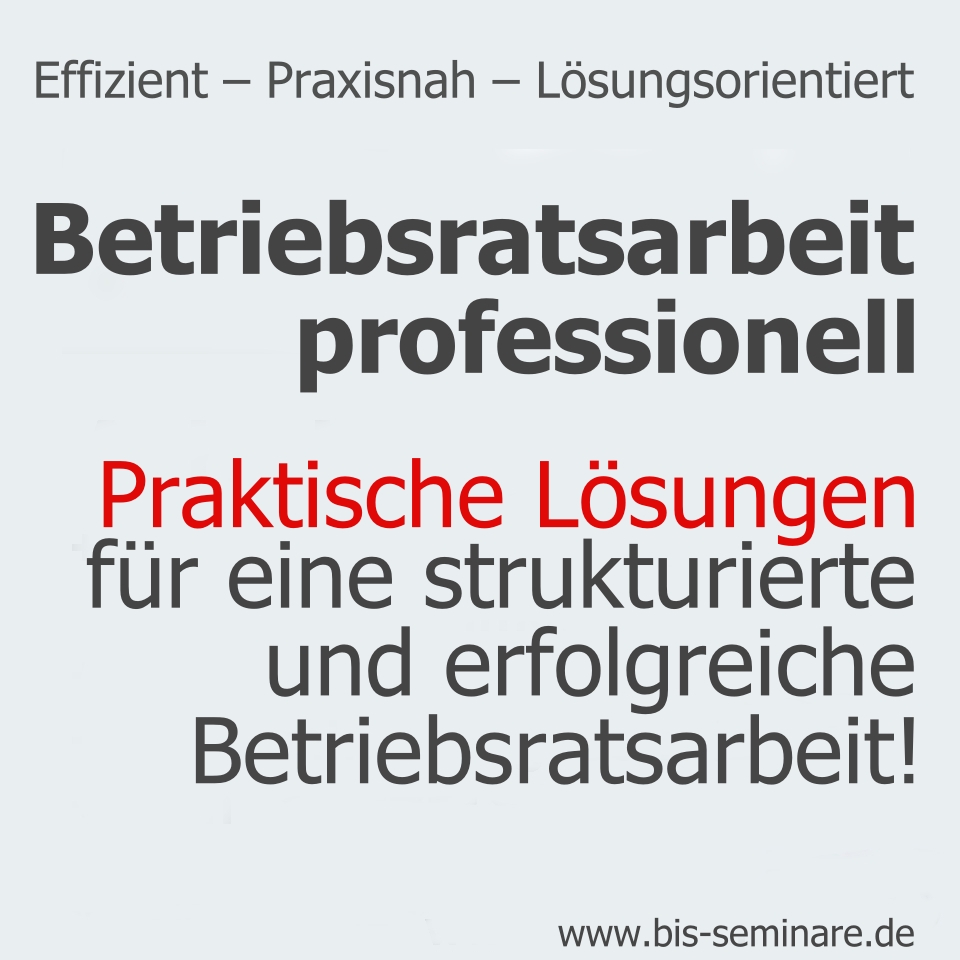 betriebsratsvorsitzender seminar betriebsratsarbeit optimieren