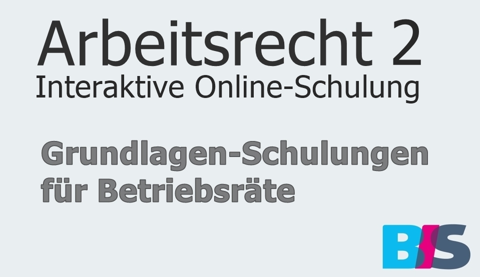 Arbeitsrecht Seminar Online Weiterbildung Betriebsrat